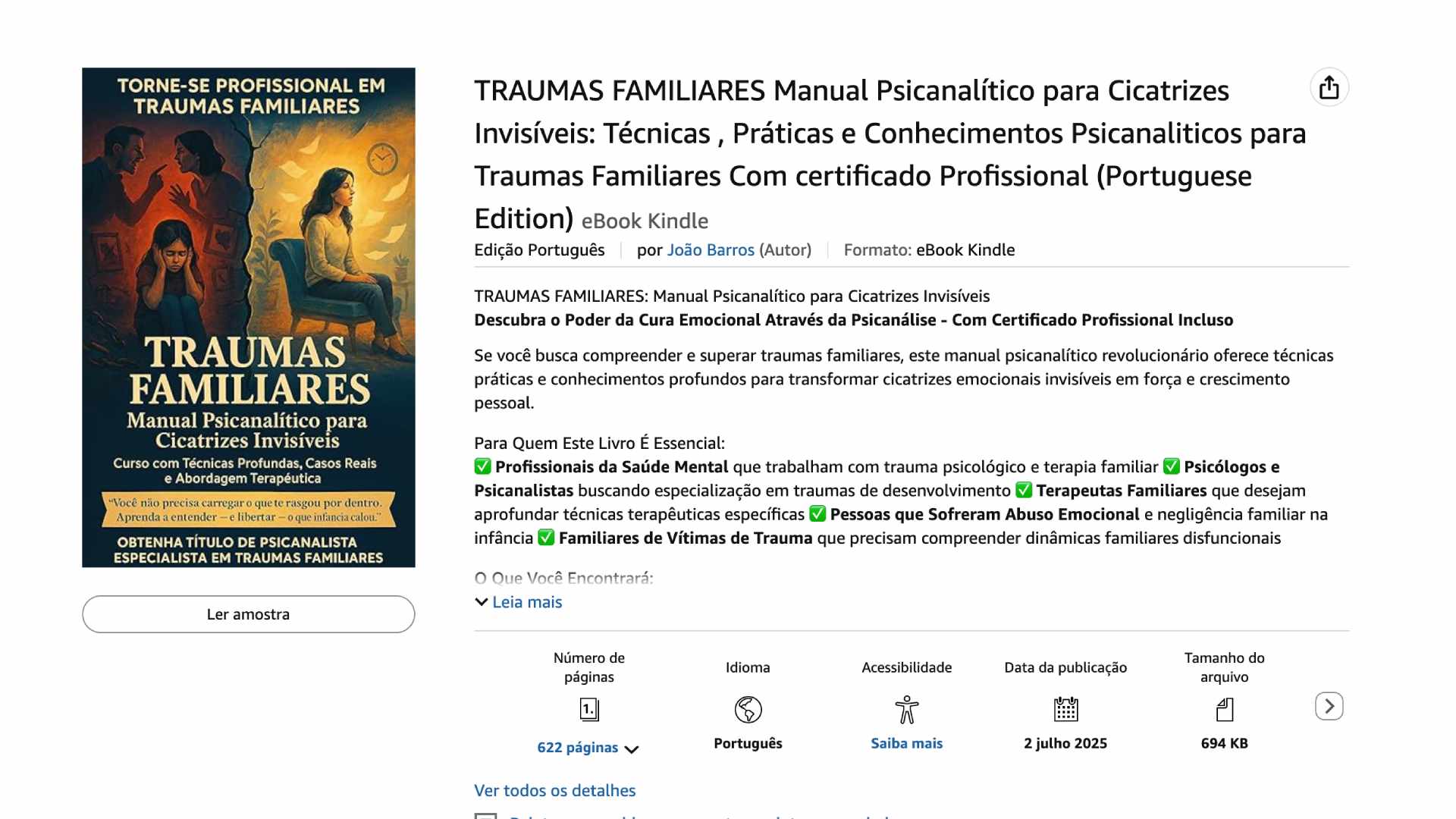 Manual Técnicas Psicanalíticas para Ansiedade